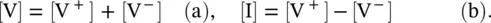 The port voltage is related to the port current through the Zmatrix 328 - фото 456