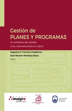 Augusto H. Ferreira Umpiérrez Gestión de planes y programas обложка книги