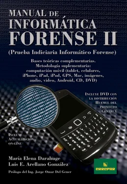 Luis Enrique Arellano González Manual de informática forense II обложка книги