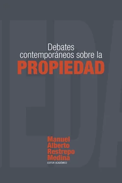 Manuel Alberto Restrepo Medina Debates contemporáneos sobre la propiedad обложка книги