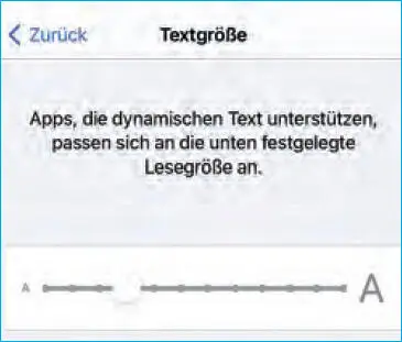 Für ältere Augen ist die vorgegebene Schriftgröße eines Smartphones oft zu - фото 26