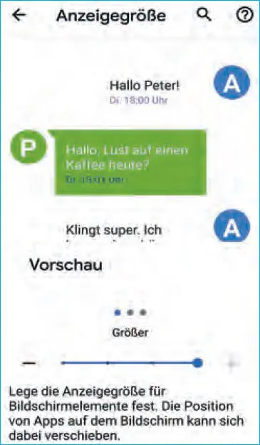 Für viele Anwender ist die als Standard voreingestellte Schriftgröße zu klein - фото 29