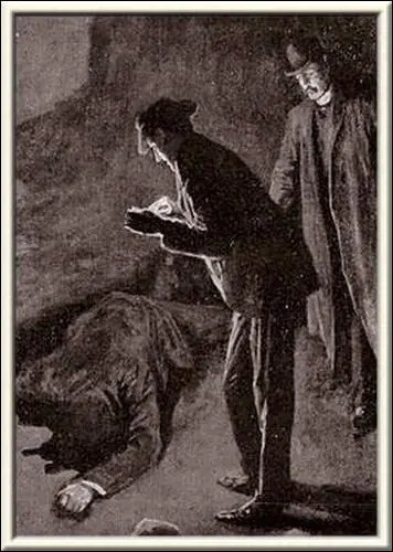 It was a prostrate man face downward upon the ground the head doubled under - фото 93