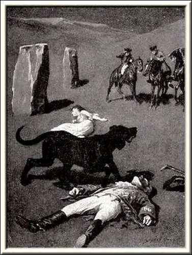 And even as they looked the thing tore the throat out of Hugo Baskerville on - фото 54