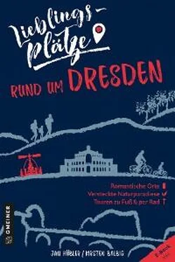 Jan Hübler Lieblingsplätze rund um Dresden обложка книги