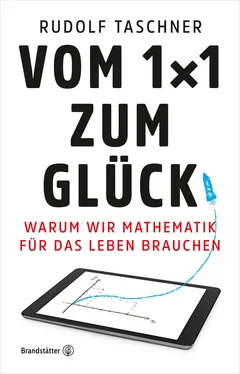 Rudolf Taschner Vom 1x1 zum Glück обложка книги