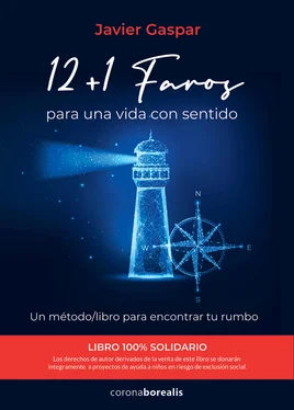 Javier Gaspar 12+1 Faros para una vida con sentido обложка книги