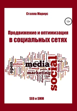 Стэлла Мариус Продвижение и оптимизация в социальных сетях обложка книги