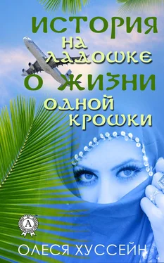 Олеся Хуссейн «История на ладошке о жизни одной крошки» обложка книги