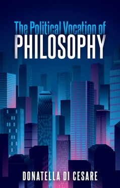 Donatella Di Cesare The Political Vocation of Philosophy обложка книги