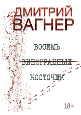 ДМИТРИЙ ВАГНЕР ВОСЕМЬ ВИНОГРАДНЫХ КОСТОЧЕК. Детективный роман о черной магии обложка книги