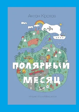 Антон Кротов Полярный месяц обложка книги