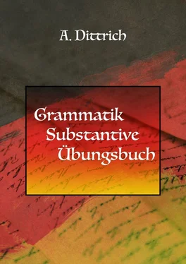 A. Dittrich Grammatik. Substantive. Übungsbuch обложка книги