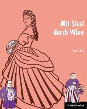 Katharina Riedl Mit Sissi durch Wien обложка книги