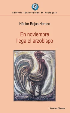 Héctor Rojas Herazo En noviembre llega el arzobispo обложка книги
