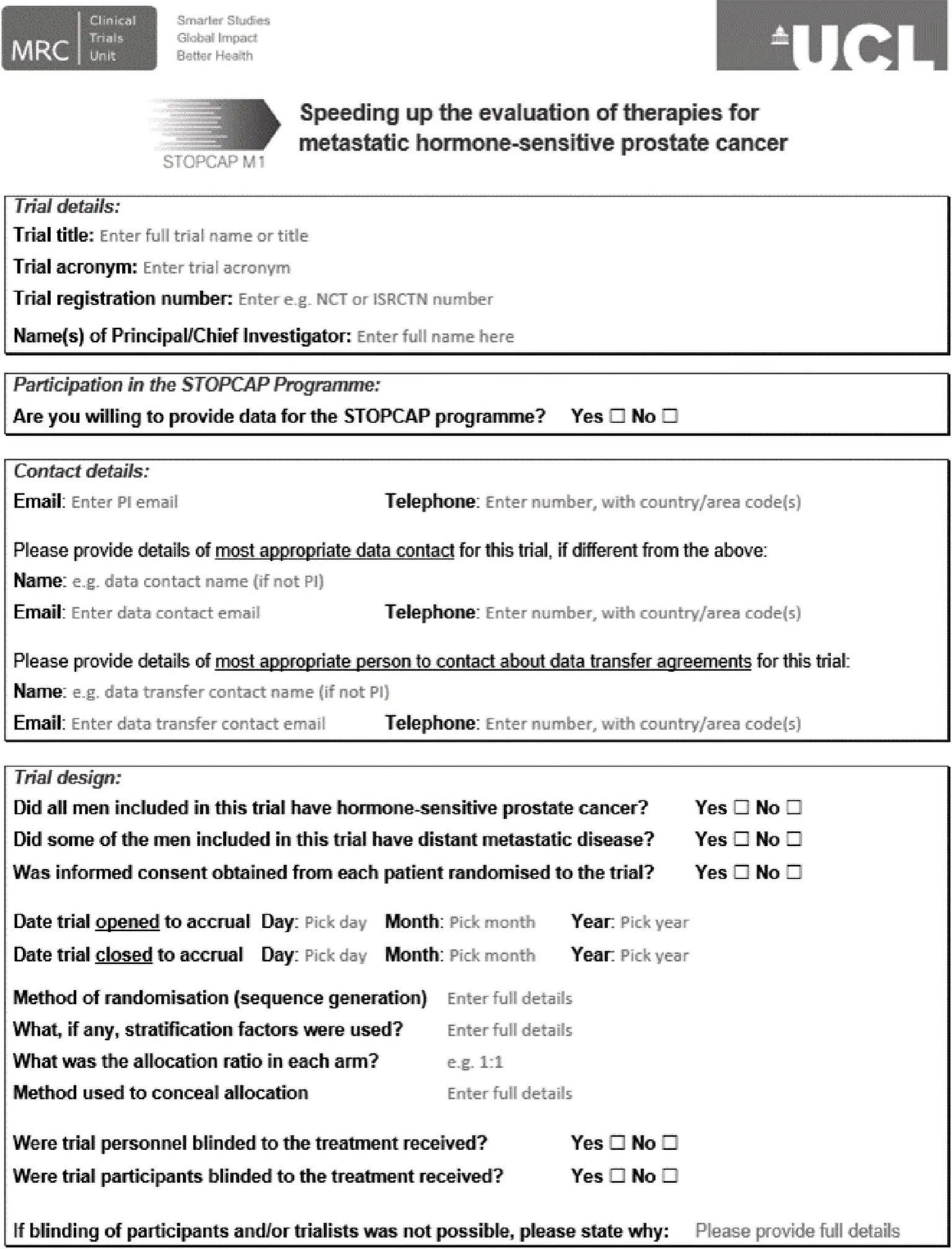 Figure 43Excerpt from a triallevel data collection form for the STOPCAP M1 - фото 7