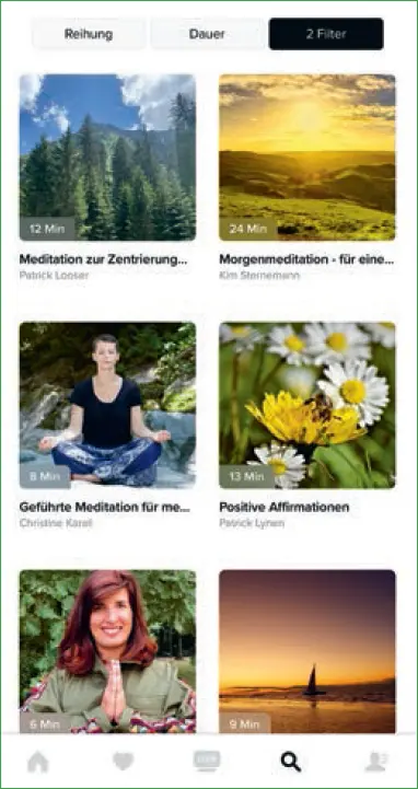Zum Konzept von Mindfullness und Konzentration scheinen SmartphoneApps auf den - фото 91
