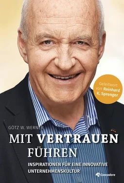 Götz W. Werner Mit Vertrauen führen обложка книги