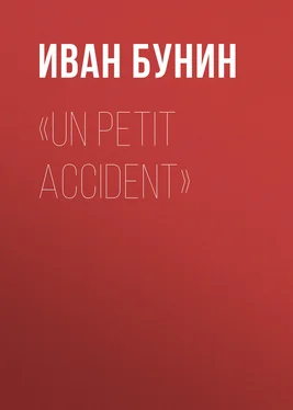 Иван Бунин «UN PETIT ACCIDENT» обложка книги