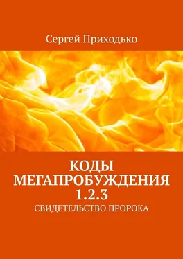 Сергей Приходько КОДЫ МЕГАПРОБУЖДЕНИЯ 1.2.3. СВИДЕТЕЛЬСТВО ПРОРОКА обложка книги