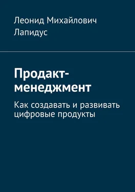 Леонид Лапидус Продакт-менеджмент. Как создавать и развивать цифровые продукты обложка книги