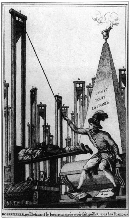 Abb 3 Robespierre guillotiniert den Henker nachdem er alle Franzosen - фото 4