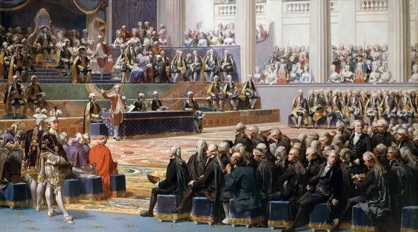 открытие Генеральных Штатов 14 июля 1789 года ознаменовалось официальным - фото 7