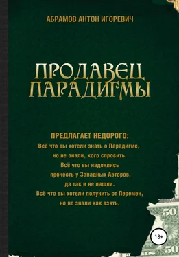 Антон Абрамов Продавец парадигмы обложка книги