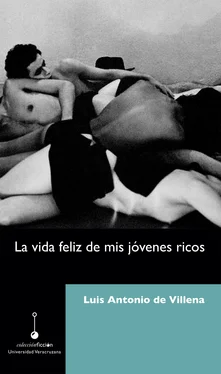 Luis Antonio de Villena La vida feliz de mis jóvenes ricos обложка книги