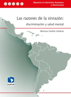 Mariana Castilla Calderas Las razones de la sinrazón: discriminación y salud mental обложка книги