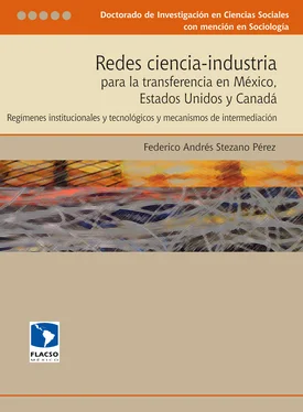 Federico Andrés Stezano Pérez Redes ciencia-industria para la transferencia en México, Estados Unidos y Canadá обложка книги