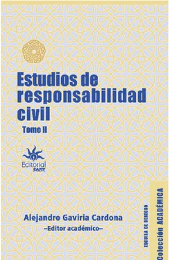 Juan Carlos Gaviria Gómez Estudios de responsabilidad civil обложка книги