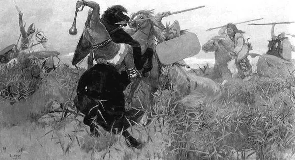 Васнецов В М Бой скифов со славянами Но то же еще усматриваю много далее в - фото 1