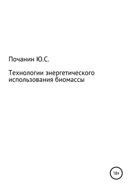 Юрий Почанин Технологии энергетического использования биомассы обложка книги