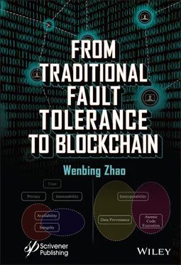 Wenbing Zhao From Traditional Fault Tolerance to Blockchain обложка книги