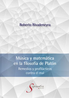 Roberto Alfonso Rivadeneyra Quiñones Música y matemática en la filosofía de Platón обложка книги