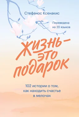Стефанос Ксенакис Жизнь – это подарок. 102 истории о том, как находить счастье в мелочах обложка книги