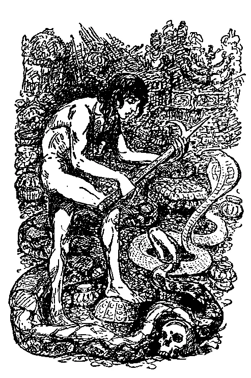 На его верхушке сидел круглый сверкающий рубин а восьмидюймовой длины ручка - фото 20