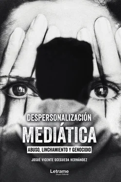 Josué Vicente Ocegueda Hernández Despersonalización mediática обложка книги