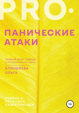 Ольга Блиндяева PRO панические атаки: личный опыт победы и натренированные удары обложка книги
