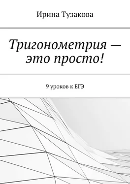 Ирина Тузакова Тригонометрия – это просто! 9 уроков к ЕГЭ обложка книги