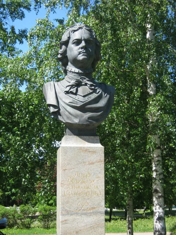 Памятник Петру Великому основателю Сестрорецка Дворцовопарковый ансамбль в - фото 2