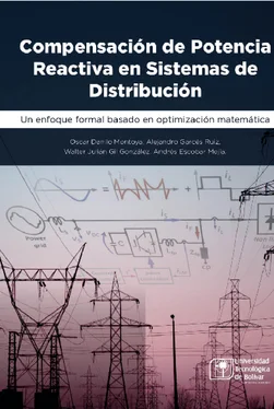 Oscar Danilo Montoya Giraldo Compensación de potencia reactiva en sistemas de distribución обложка книги