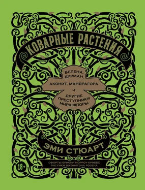 Эми Стюарт Коварные растения. Белена, дурман, аконит, мандрагора и другие преступники мира флоры обложка книги