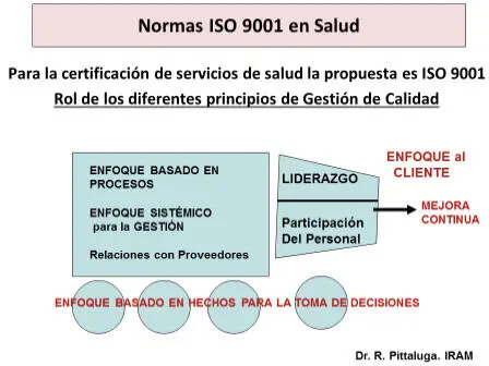 Aplicación de la norma 9001 Definiciones Cliente organización o persona que - фото 24