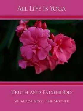 Sri Aurobindo All Life Is Yoga: Truth and Falsehood обложка книги