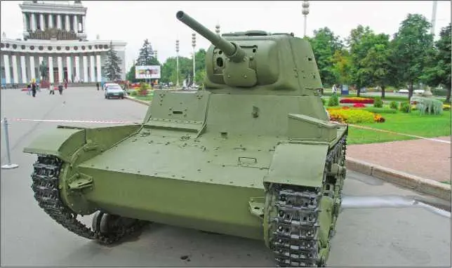 Легкие танки Т26 обр 1931 г вверху в экспозиции Музея Великой - фото 278