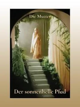 Die (d.i. Mira Alfassa) Mutter Der sonnenhelle Pfad обложка книги