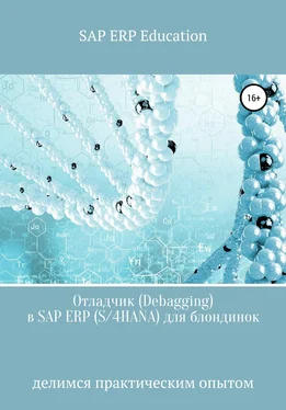 SAP ERP Education Отладчик (Debagging) в SAP ERP (S/4HANA) для блондинок обложка книги