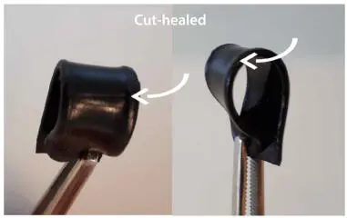 Figure 27The images of cured PolySiBzFeCl 3film after healing Arrow - фото 35